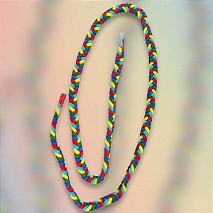 Acessório Trança Colorida De Festa Junina - 97cm - 1 unidade - Rizzo