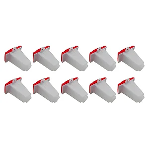 Kit Monóculo Fotográfico com Foto - Vermelho - 10 unidades - Rizzo Personalize