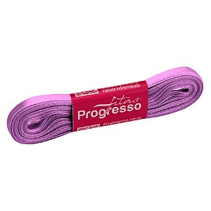 Fita Voal com Cetim Progresso 7mm nº1 - 10m Cor 2058 Orquídea - 01 unidade