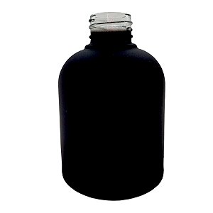 Frasco para Perfumaria de Vidro York - Preto Fosco - 170ml - 1 unidade - Rizzo