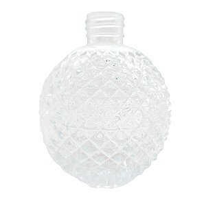Frasco para Perfumaria de Vidro Redondo - Madri Transparente- 330ml - 1 unidade - Rizzo