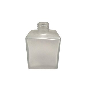 Frasco para Perfumaria de Vidro Cubo - Fosco - 250ml - 1 unidade - Rizzo