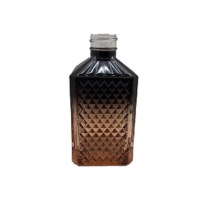 Frasco para Perfumaria de Vidro Retângular - Jaca Pto/Ros - 200ml - 1 unidade - Rizzo