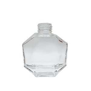 Frasco para Perfumaria de Vidro Retângular - Sintra Transparente - 180ml - 1 unidade - Rizzo