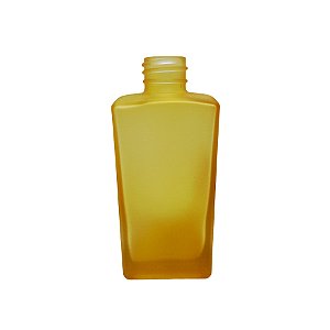 Frasco para Perfumaria de Vidro Retângular - Square Fosco Ouro - 250ml - 1 unidade - Rizzo