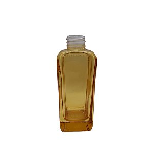 Frasco para Perfumaria de Vidro Retângular -  Zagreb  Ambar - 180ml - 1 unidade - Rizzo