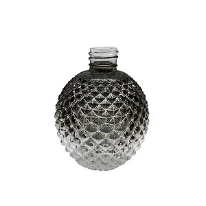 Frasco para Perfumaria de Vidro Redodo - Madri Preto/Degradê - 330ml - 1 unidade - Rizzo