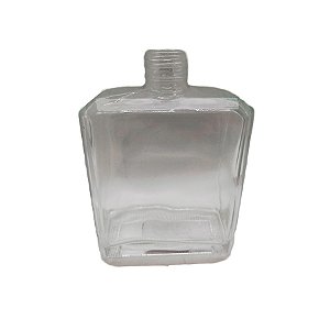 Frasco para Perfumaria de Vidro Quadrado - Garrafa Difusor - 400ml - 1 unidade - Rizzo