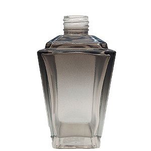 Frasco para Perfumaria de Vidro Trapézio Preto Degradê - 260ml - 1 unidade - Rizzo