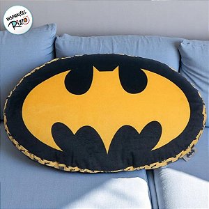 Almofada Formato Batman 85 anos - 40x25cm - 1 unidade - Zona Criativa - Rizzo