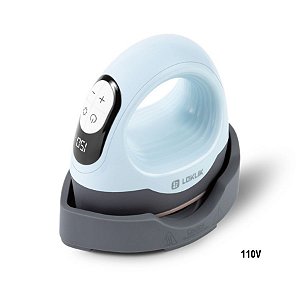 Mini Prensa 3 Plana - Azul Claro - 15,6x10,8x12,1cm - 110V - 1 unidade - Loklik - Rizzo