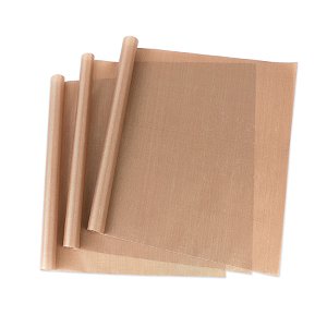 Manta de Teflon Isolante para Prensa Térmica - Marrom - 30,5x40,6cm - 3 unidades - Loklik - Rizzo