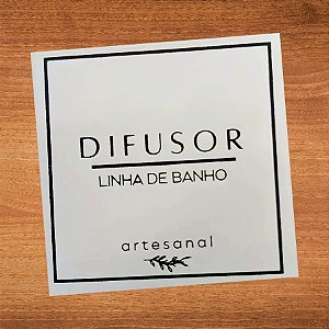 Adesivo Quadrado Decorativo Difusor Black - 4x4cm - 20 unidades - Stickr - Rizzo
