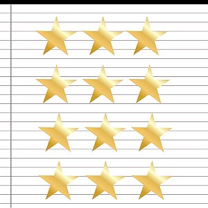 Adesivo Estrela Dourada - 1,5x1,5cm - 100 unidades - Stickr - Rizzo
