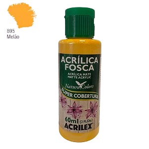 Tinta Acrílica Fosca 60ml - Melão - 1 unidade - Acrilex - Rizzo