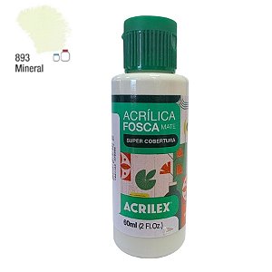 Tinta Acrílica Fosca 60ml - Mineral - 1 unidade - Acrilex - Rizzo