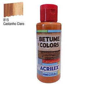 Betume Colors - Castanho Claro - 60ml - 1 unidade - Acrilex - Rizzo
