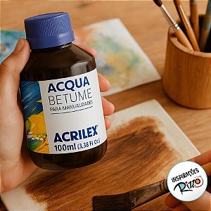Acqua Betume para Manualidades - 100ml - 1 unidade - Acrilex - Rizzo