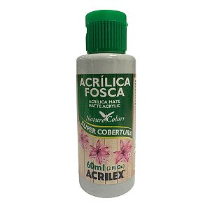 Tinta Acrílica Fosca 60ml - Cinza - 1 unidade - Acrilex - Rizzo