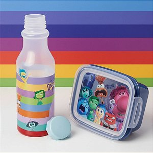 Conjunto Marmita Hermética e Garrafa - Divertidamente - 1 unidade - Disney Original - Rizzo