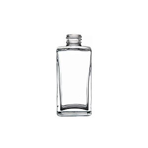 Frasco Para Perfumaria De Vidro Square - Transparente - Rosca 28/410 - 250ml - 1 unidade - Rizzo