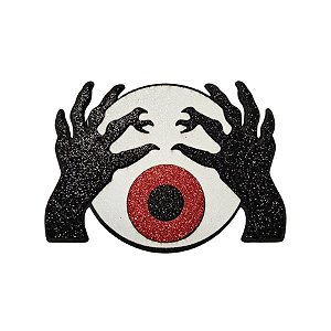 Enfeite Decorativo Halloween - Olho Halloween M1 - 10x14,5cm - 1 unidade - Rizzo