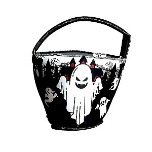 Sacola De Halloween - Fantasma - 28x24,5cm - 1 unidade - Rizzo