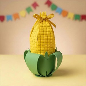Caixa Surpresa Espiga de Milho de Festa Junina - 20x25cm - 8 unidades - Rizzo