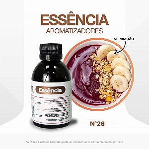 Essência Banana E Açai Concentrada Para Ambientes N°26 - 100g - 1 unidade - Vya - Rizzo