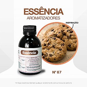 Essência Chocolate Cookie Concentrada Para Ambientes N°67 - 100g - 1 unidade - Vya - Rizzo