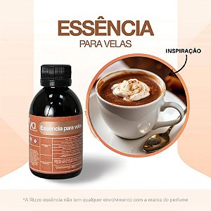 Essência Chocolate Quente com Especiarias Concentrada Para Velas - 100g - 1 unidades - Vya - Rizzo