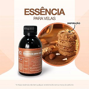 Essência de Cookie Vanilla And Almond Concentrada Para Velas - 100g - 1 unidade - Vya - Rizzo