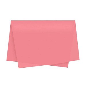 Papel de Seda - 50x70cm - Rosa Seco - 100 unidades - Rizzo