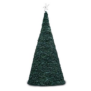 Árvore de Natal Premium - Torre de Metal com Festão - Verde - 8m - 1 unidade - Cromus - Rizzo