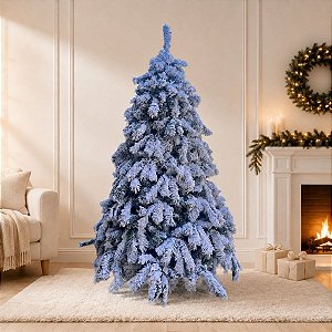 Árvore de Natal Modelo Cardamomo Nevada - 1657 Galhos - 2,70m - Ref. RZO390 - 1 unidade - Rizzo