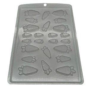 Forma de Acetato Mini Cenouras - Ref.5034 - 1 unidade - Rizzo