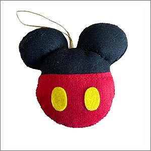 Enfeite para Pedurar de Natal - Mickey em Feltro - 12cm - 1 unidade - Rizzo