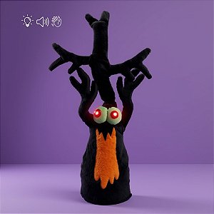 Enfeite Decorativo Halloween - Árvore Assombrada com Som e Movimento - 37cm - 1 unidade - Cromus - Rizzo