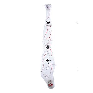 Enfeite de Halloween - Cadaver Falcon - 1,52cm - Com Luz e Som - 1 unidade - Cromus - Rizzo
