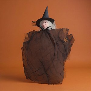 Enfeite Decorativo Halloween - Bruxa Tina - Laranja - 1 unidade - Cromus - Rizzo