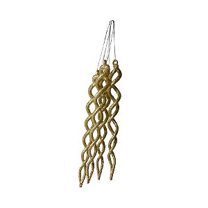 Pendente Decorativo de Natal - Dourado - 14cm - 1 unidade - Rizzo