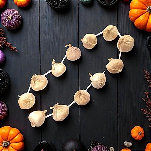 Enfeite Decorativo De Halloween - Cordão De Alho - 1 unidade - Rizzo
