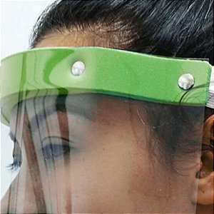 Protetor Facial - Modelo Face Shield - Verde - 1 unidade - Decorart - Rizzo