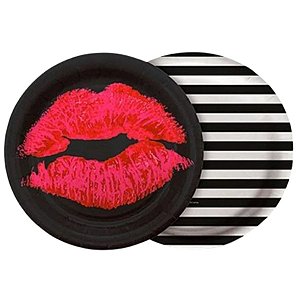 Prato de Papel Redondo - Despedida de Solteira - 19x19cm - 8 unidades - Cromus - Rizzo