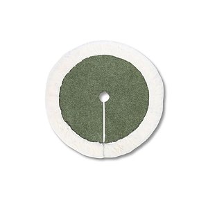 Saia para Árvore De Natal - Verde e Branco - 104cm - 1 unidade - Cromus - Rizzo