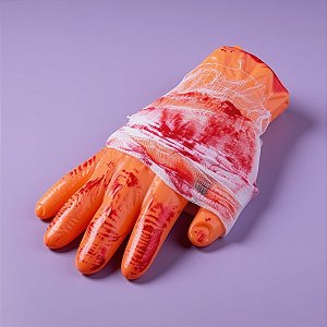 Enfeite Decorativo de Halloween Mão de Plástico - 12x21cm - 1 unidades - Rizzo