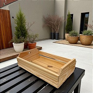 Caixote de Madeira G - 17x29x9cm - 1 unidade - Rizzo