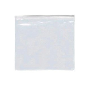 Saco Trilho Zip Branco - 15x15cm - 50 unidades - Rizzo
