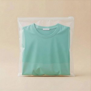 Saco Trilho Zip Transparente Fosco - Trilho Transparente - 15x15cm - 50 unidades - Rizzo