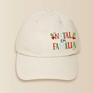 Boné Estampado - Natal Em Família  - 1 unidade - Rizzo